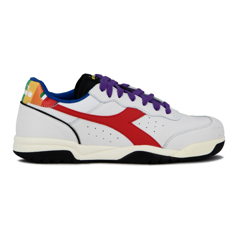 Championes Unisex Diadora Maverick Pride Blanco-rojo
