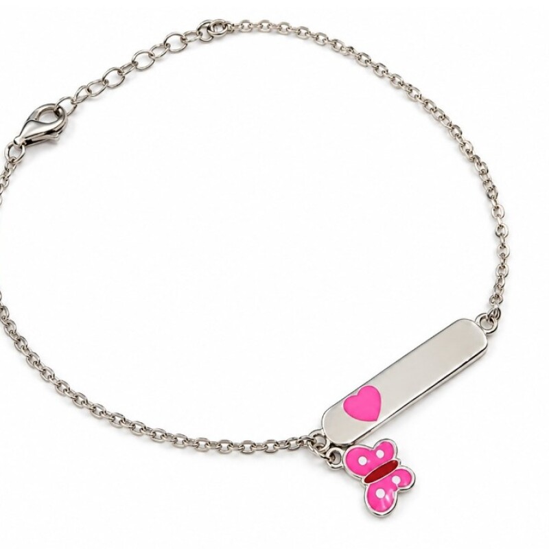 Pulsera con placa para grabar Pulsera con placa para grabar