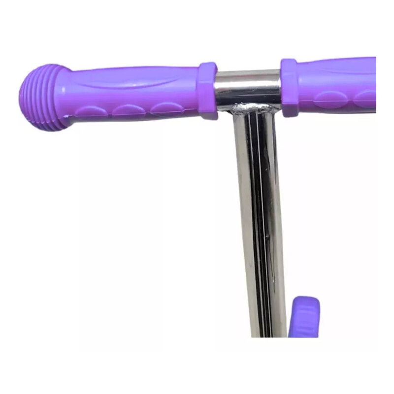 Monopatín Piccoly 3 Ruedas Para Niños Ajustable Con Luces Violeta