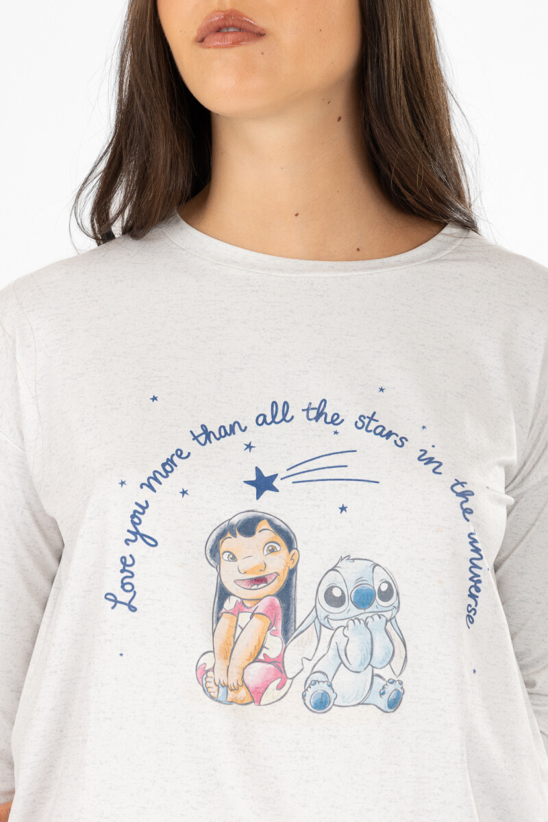 Pijama stitch illustration Azul