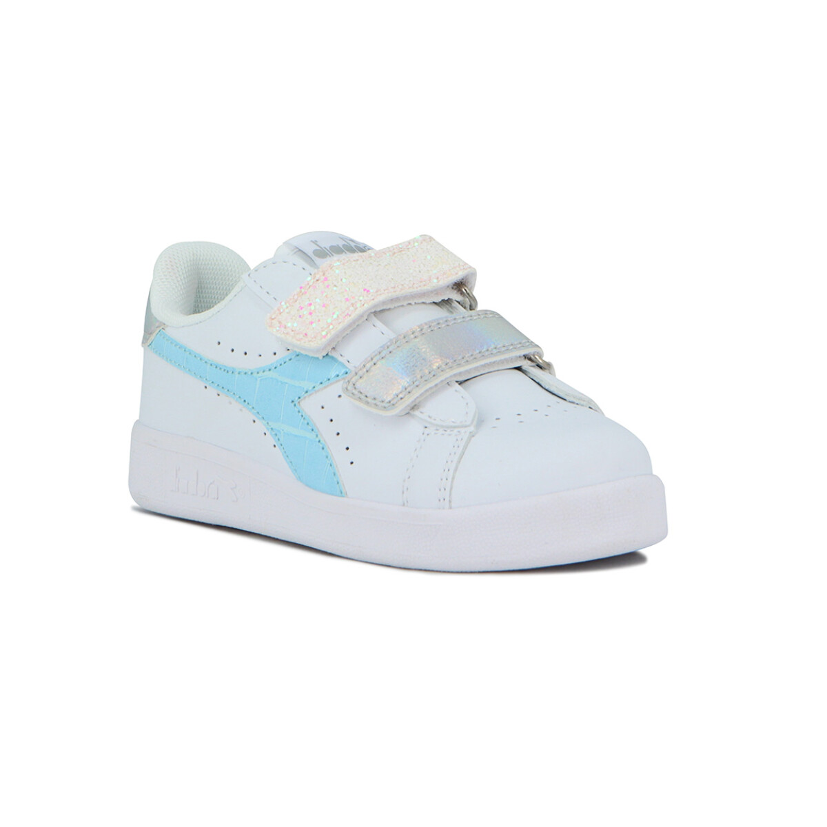Diadora KNOCK ON Lifestyle Niños Blanco-Celeste - Blanco-Celeste 