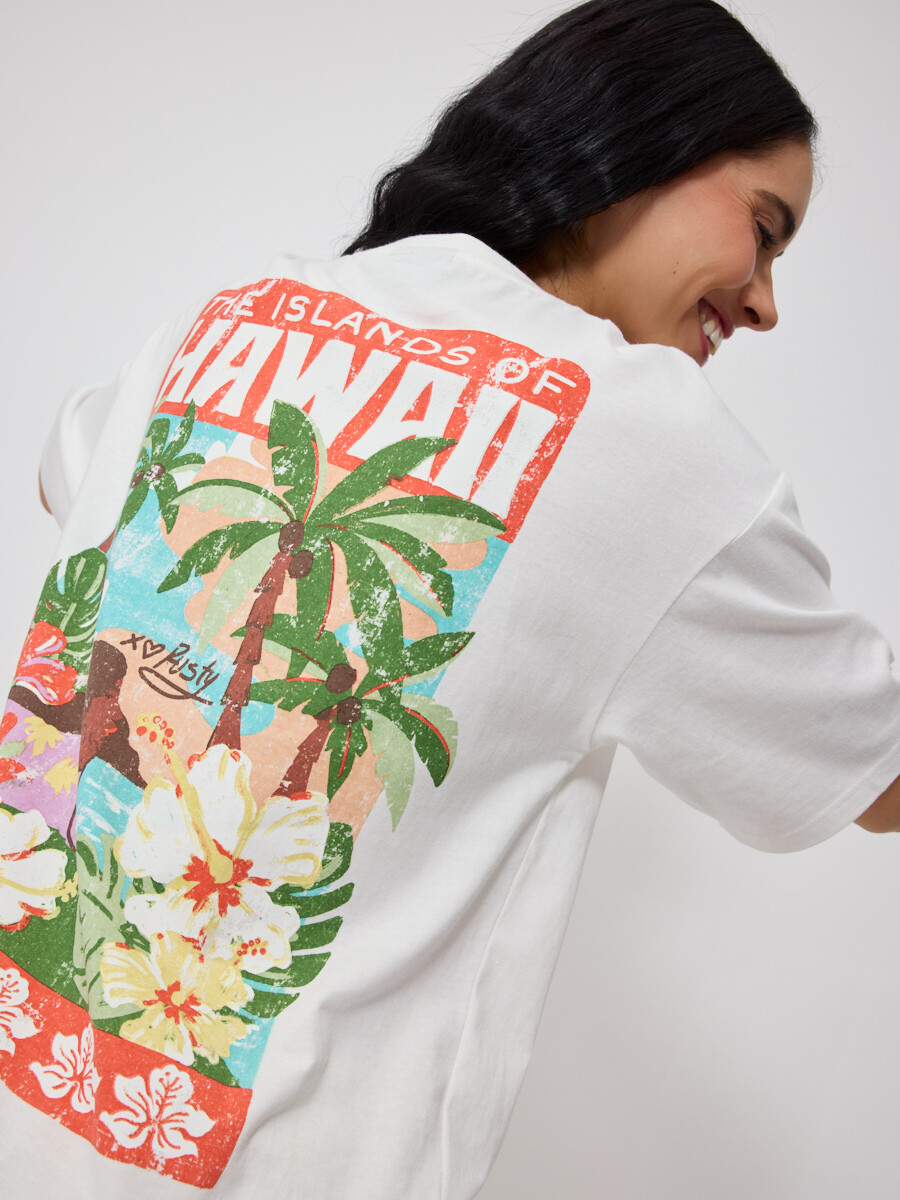 T-SHIRT NESSA RUSTY - Blanco 