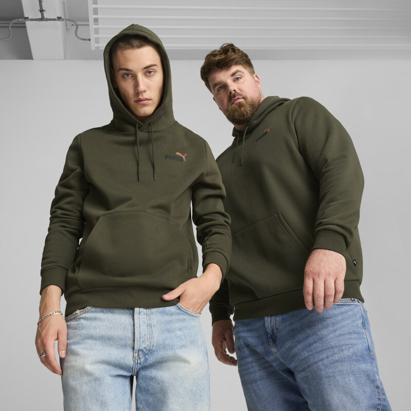 Canguro Puma ESS+ 2 Col Small Logo Hoodie FL de Hombre - 674471 76 Oliva