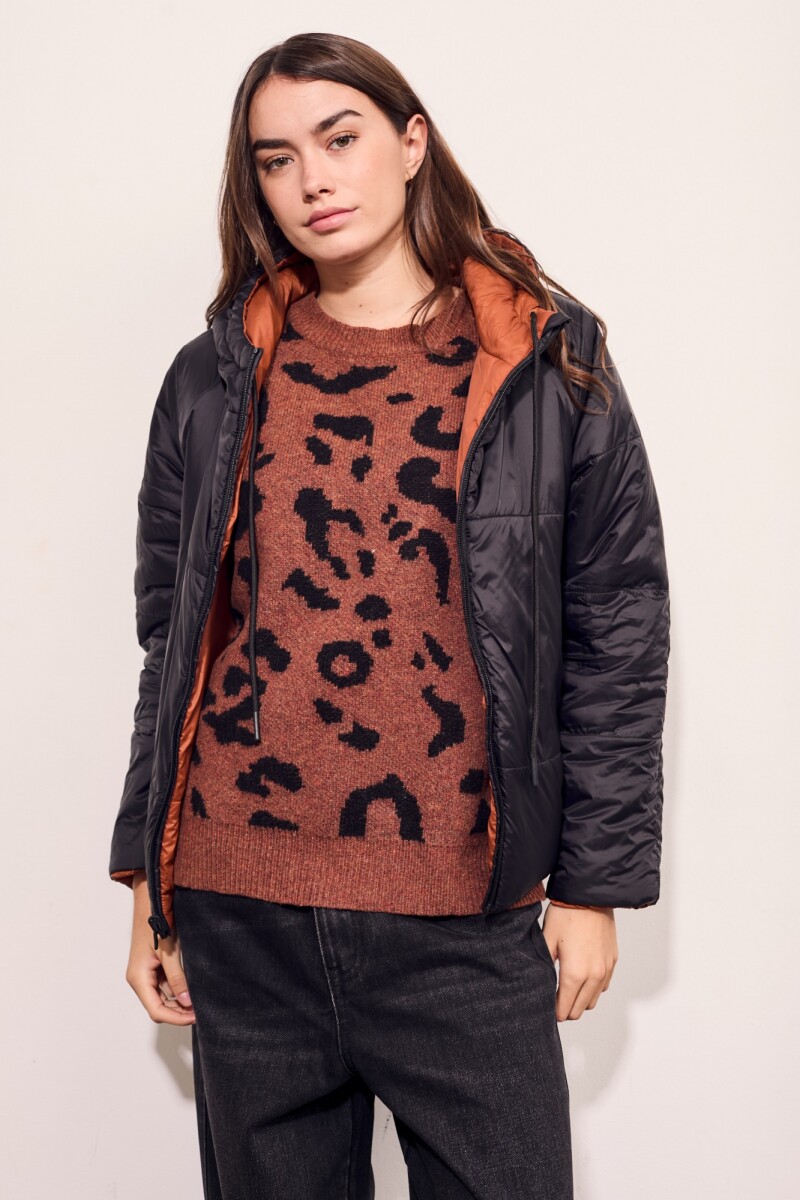Campera Reversible - Cafe 