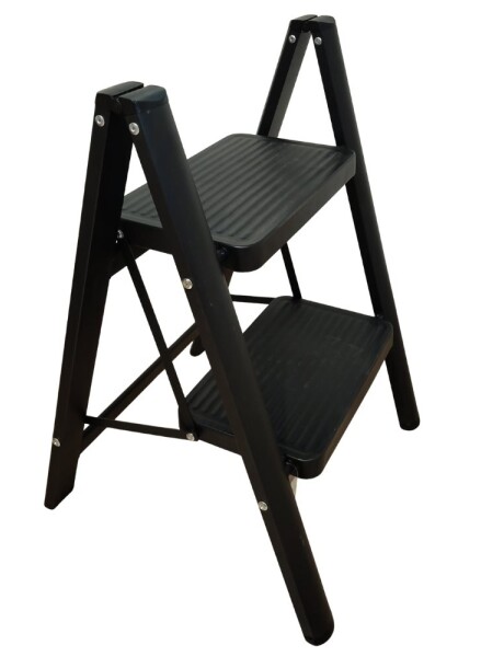 ESCALERA 2 NIVELES METAL 39x45x54CM NEGRO ESCALERA 2 NIVELES METAL 39x45x54CM NEGRO