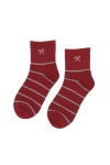 Meidas Rayadas Rojo