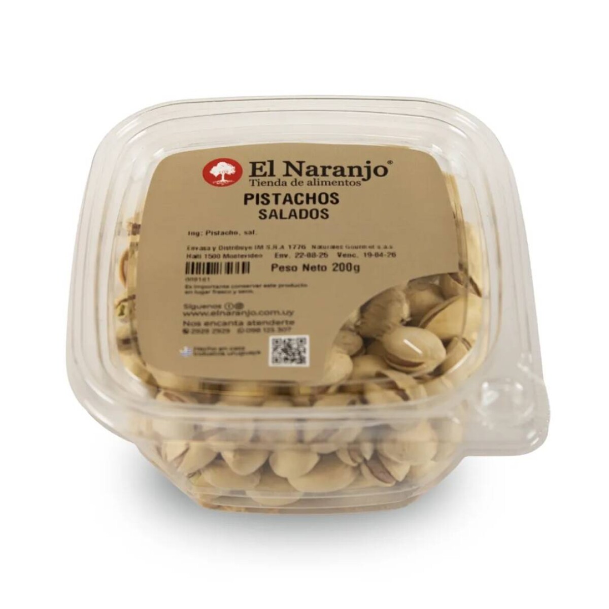 Pistachos Salados El Naranjo - 200 Grs 