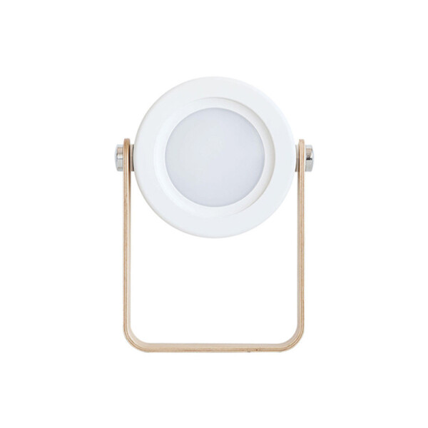 Lámpara mesa pant.plegable inalámbrica USBC blanca ILU00120