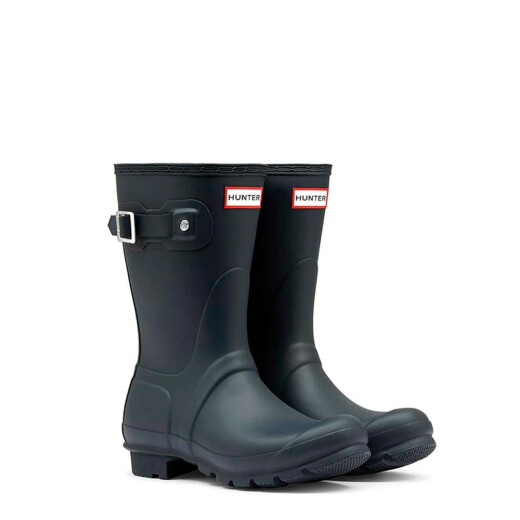 Botas Hunter Women Original Short Azul Botas Hunter Women Original Short Azul