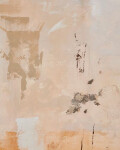 Cuadro abstracto Silpa beige oscuro 200 x 120 cm
