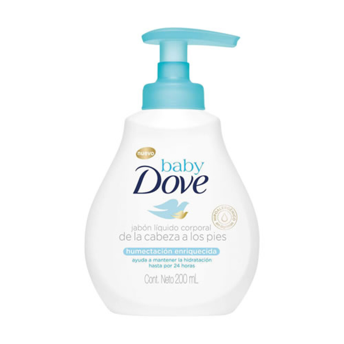 Jabón Líquido Baby Dove Humectación Enriquecida 200ml 