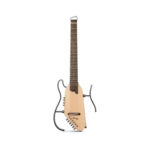Guitarra electroacustica Donner HUSH I PRO Metallic Natural con funda Guitarra electroacustica Donner HUSH I PRO Metallic Natural con funda