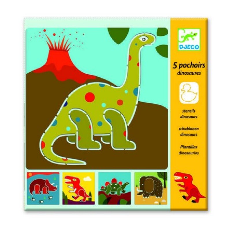 STENCIL Stencils X5 Láminas Design By Xavier Deneux 4-7 Años Djeco