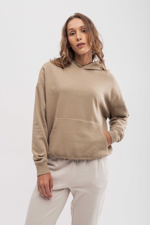 Canguro oversize Turin Beige