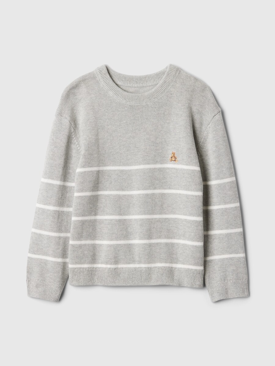Buzo Rayas Toddler Niño - B15 Light Grey Heather 