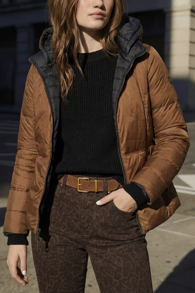 Campera Reversible Negro