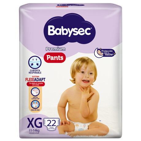 Babysec Pants Premium Xg 22 unidades Babysec Pants Premium Xg 22 unidades