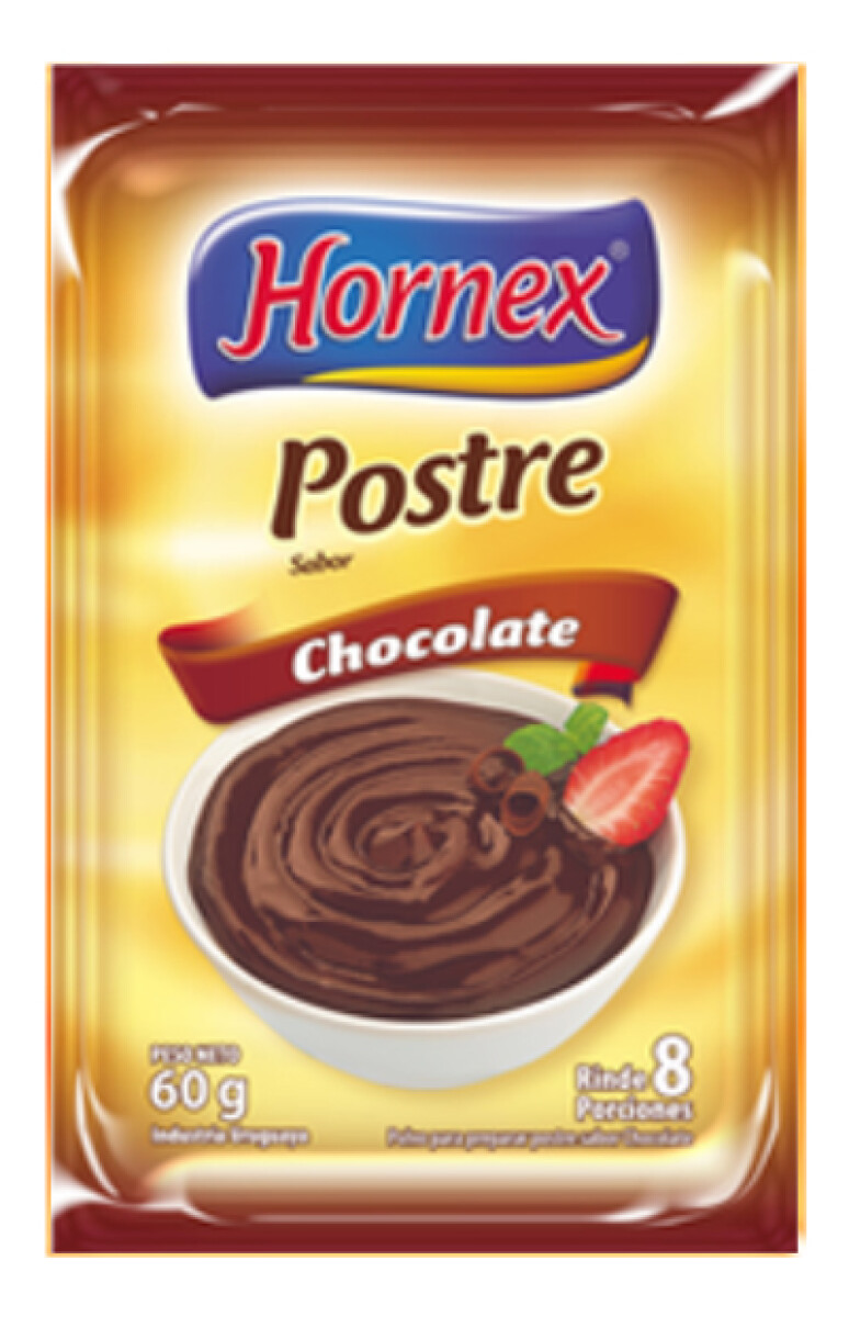 POSTRE HORNEX 8P 60G CHOCOLATE 
