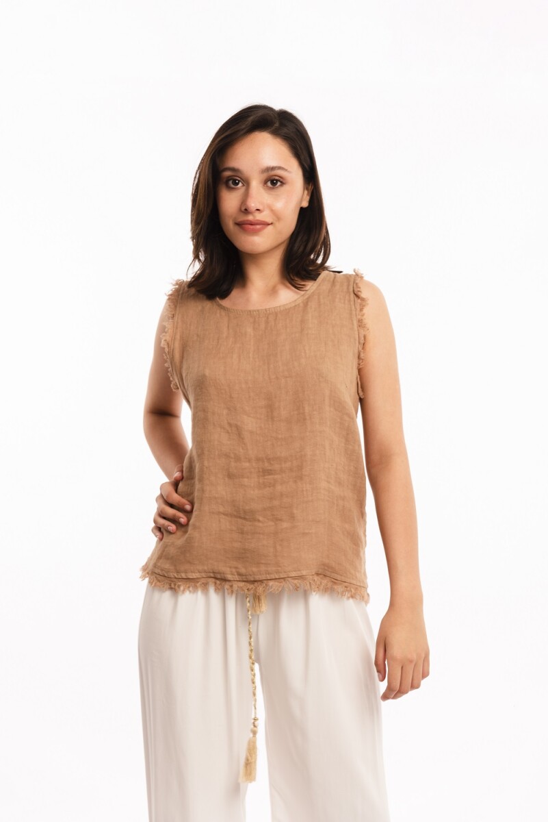 Musculosa Rose - Marron 