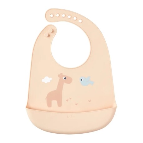 Babero silicona Cloudy beige