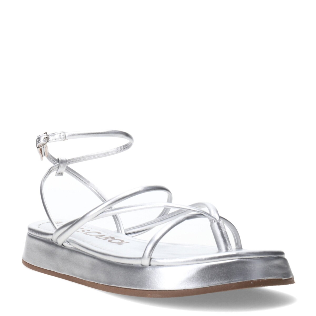 Sandalias de Mujer Miss Carol DAVV con tiras finas - Plateado 