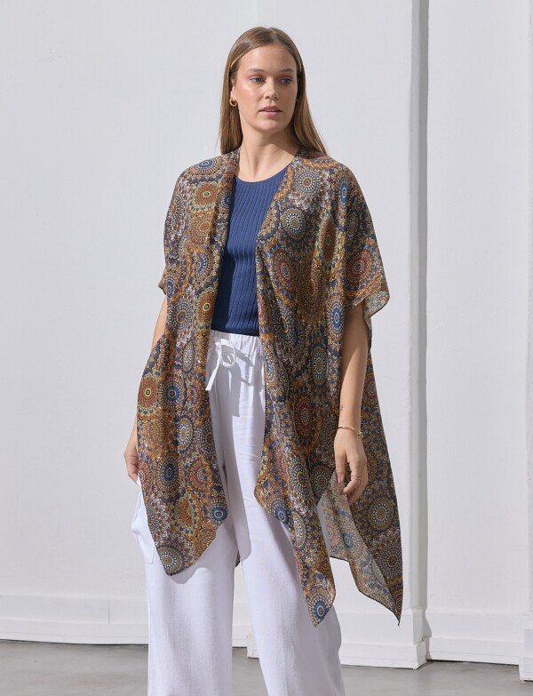 Kimono Printed MULTI/ANARANJADO
