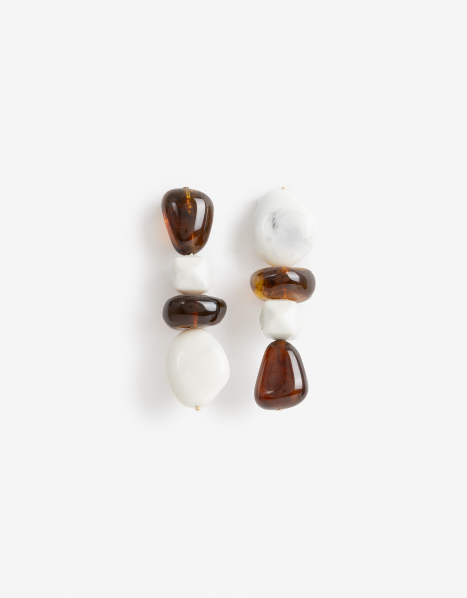 Aros Colgantes Largos, Resina Carey 