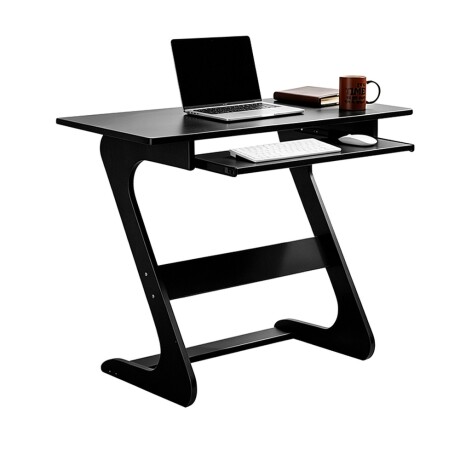 Escritorio Compacto MDF 90cm Bandeja Teclado Mo¨vi ESH0042 NEGRO