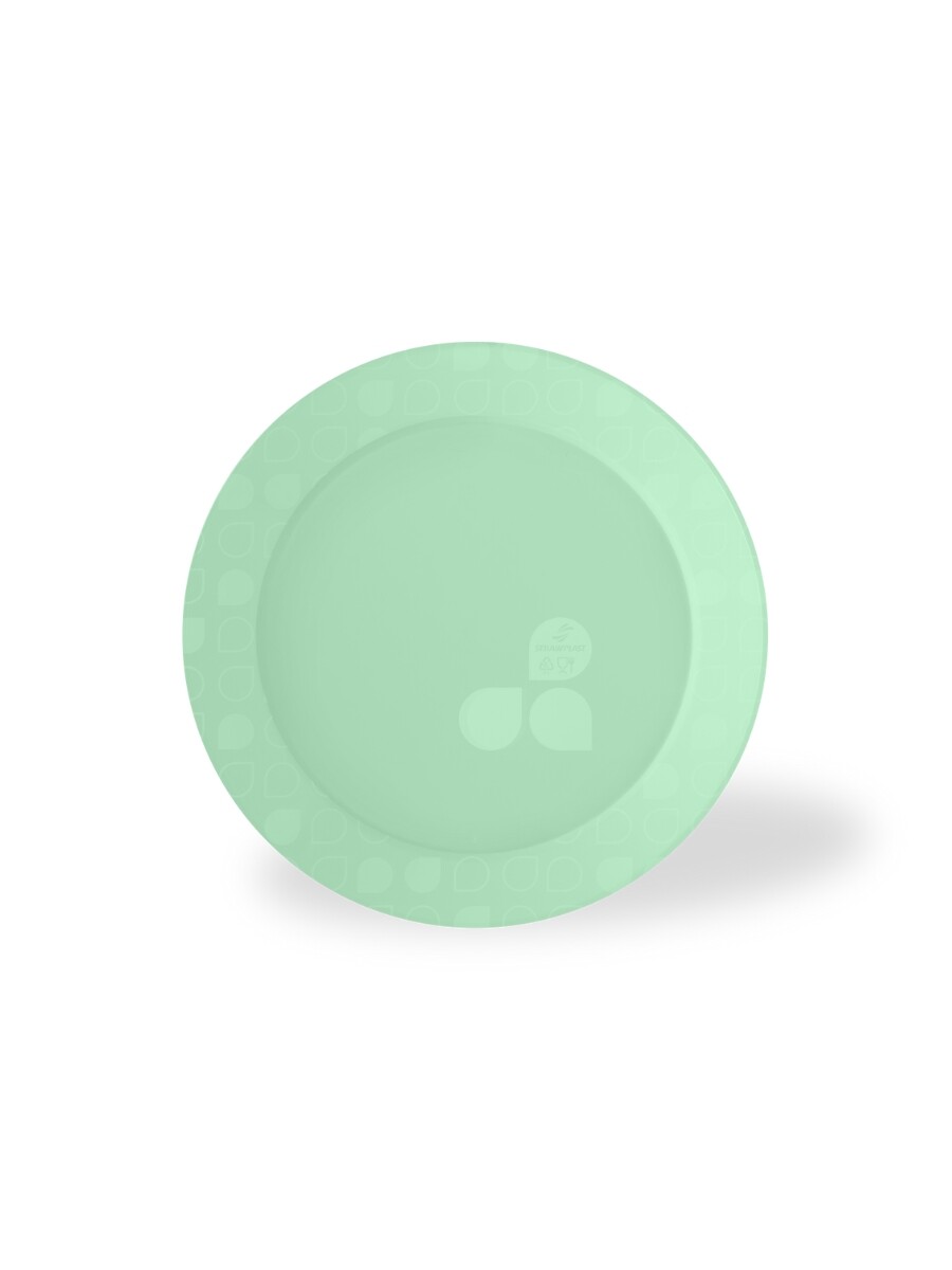 PLATOS REDONDOS 15cm - verde 