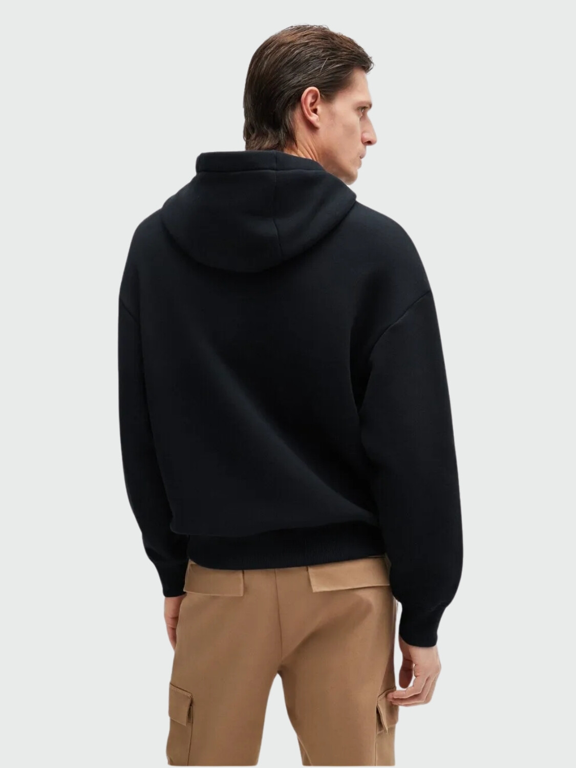 BOSS Sudadera con Capucha de Algodón con Monograma Doble B 0