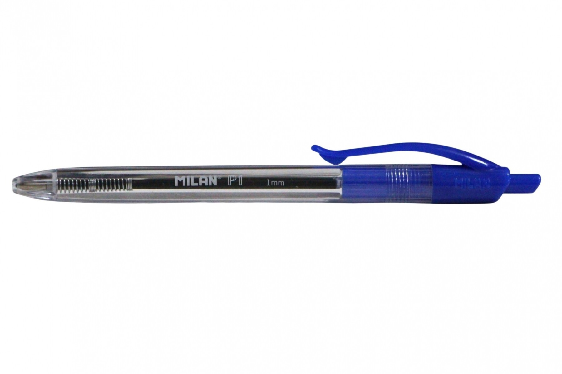 BOLIGRAFO MILAN P1 AZUL RETRACTIL 