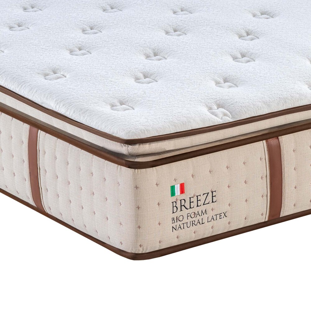 COLCHÓN QUEEN RESORTESPOCKET BLANCO BREEZE