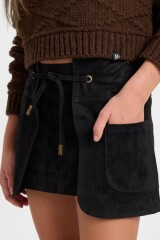 Mini Leather Capas Negro