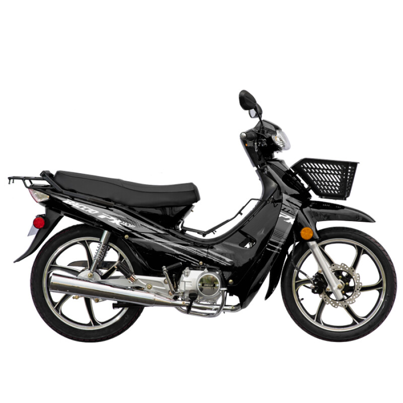 Moto Baccio Cub Px110 F Llanta De Aleacion Negro