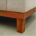 SOFA 3 CUERPOS MALIBU - BOUCLE LISO MARRON CLARO SOFA 3 CUERPOS MALIBU - BOUCLE LISO MARRON CLARO