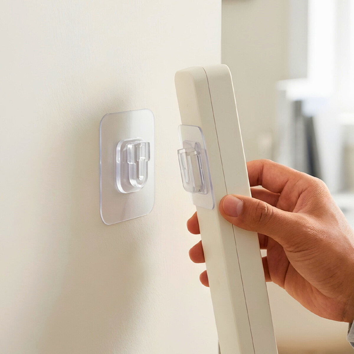 Soporte Gancho Colgador Adhesivo Pared Cuadro Resistente X10 