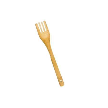 TENEDOR DE MADERA 28CM MARRON