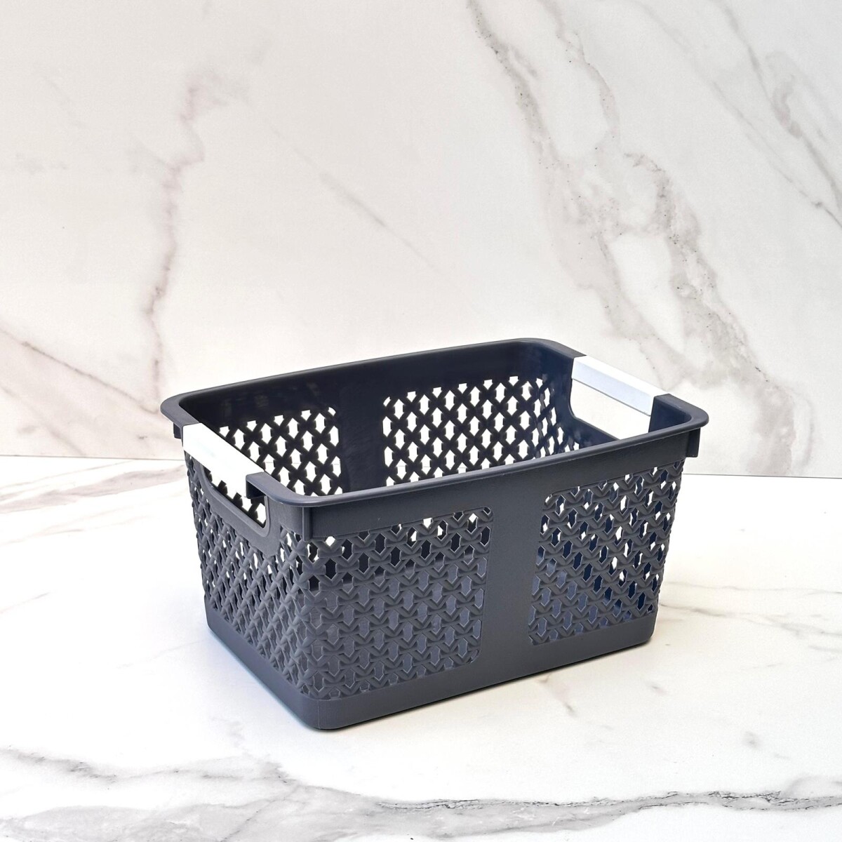 Canasto Organizador Polipropileno Alto 14cm x Ancho 19cm x Largo 27cm 