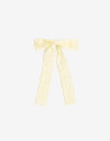 Hebillas Francesas Hebilla Francesa Moño De Broderie. - Amarillo Claro