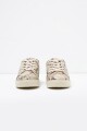 Zapatilla de cuero Cobi animal print beige