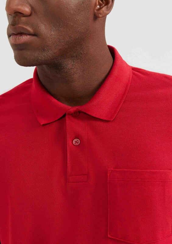 CAMISA POLO MM MASC ROJO OSCURO