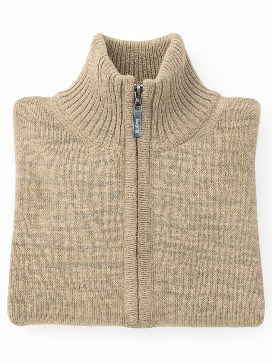 Buzo Medio Cierre Bagual - Beige 