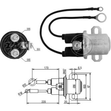 AUTOMATICO DE ARRANQUE MERCEDES BENZ 24v D.REMY 1632-1634-1938-1944-2638 ZM AUTOMATICO DE ARRANQUE MERCEDES BENZ 24v D.REMY 1632-1634-1938-1944-2638 ZM