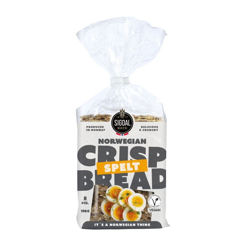 GALLETAS SIGDAL CRISPBREAD ESPELTA 190G Galletas Sigdal Crispbread Espelta 190g
