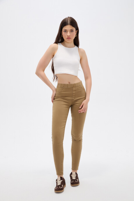Pantalon Rhovas Taupe Claro