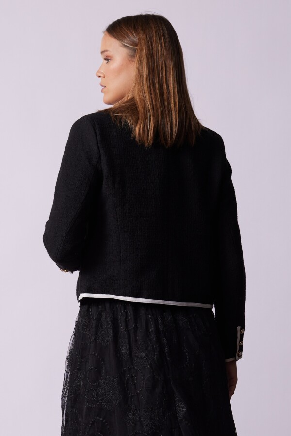 Chaqueta Tweed NEGRO/BLANCO