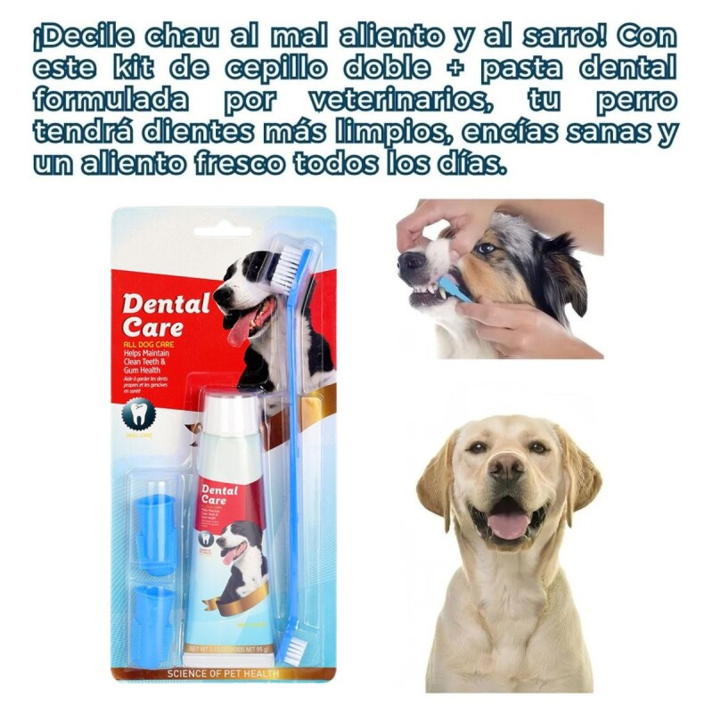 KIT DE LIMPIEZA DENTAL PARA PERROS KIT DE LIMPIEZA DENTAL PARA PERROS