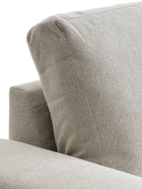Sofá cama VEJLBY chaise longue tela arena Sofá cama VEJLBY chaise longue tela arena