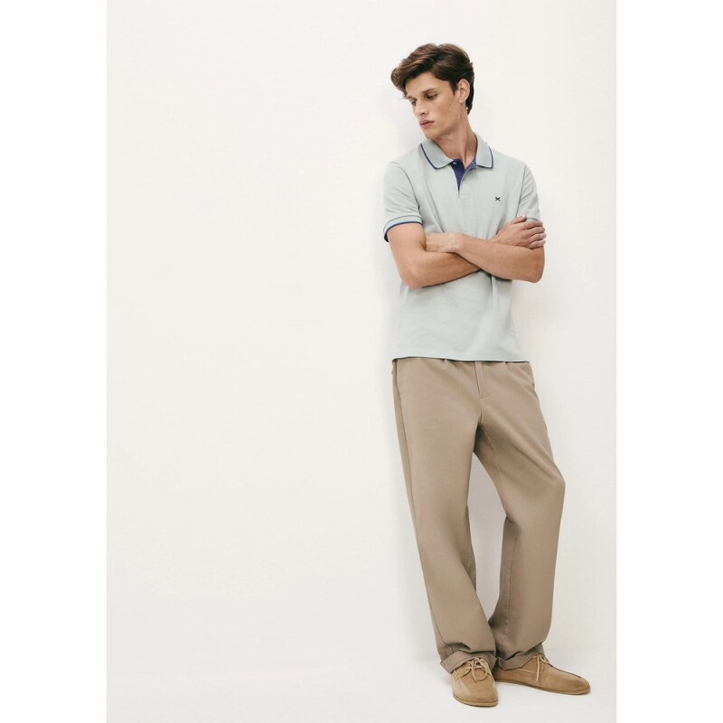 CAMISA POLO MM MASC VERDE MEDIO