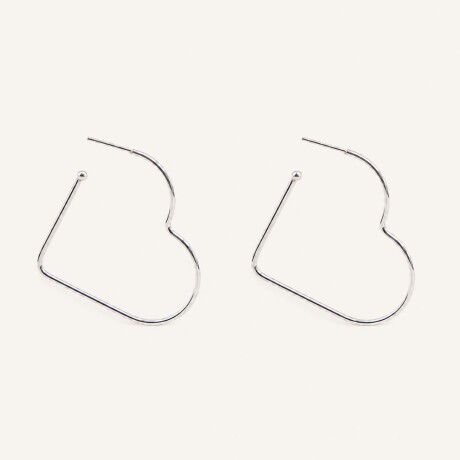 Aretes Corazón - Plata 925 Aretes Corazón - Plata 925